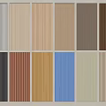 Decorative Wall Panels For Home Interior With Various Colors And Striped Designs
