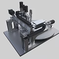 Screw machine high speed gantry automatic screw machining equipment 3d model