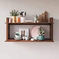 Modern Tableware Tableware Ornaments Combination 3d model