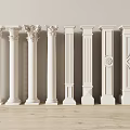Jane's Roman Column Roman Column Combination 3d model