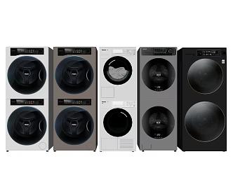Modern washing machine 3d model
