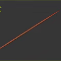 Modern Javelin Harpoon Fishing Hunting Javelin Harpoon Fork 3d model