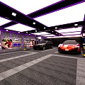 4S Car Dealership Showroom Featuring Luxury Cars And Modern Interior Design