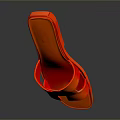 Bright Orange Slippers With Cross Straps For Casual Daily Wear