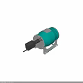 Green Electric Motor with Metal Mounting Bracket Sturdy Housing And Black Connection Part
