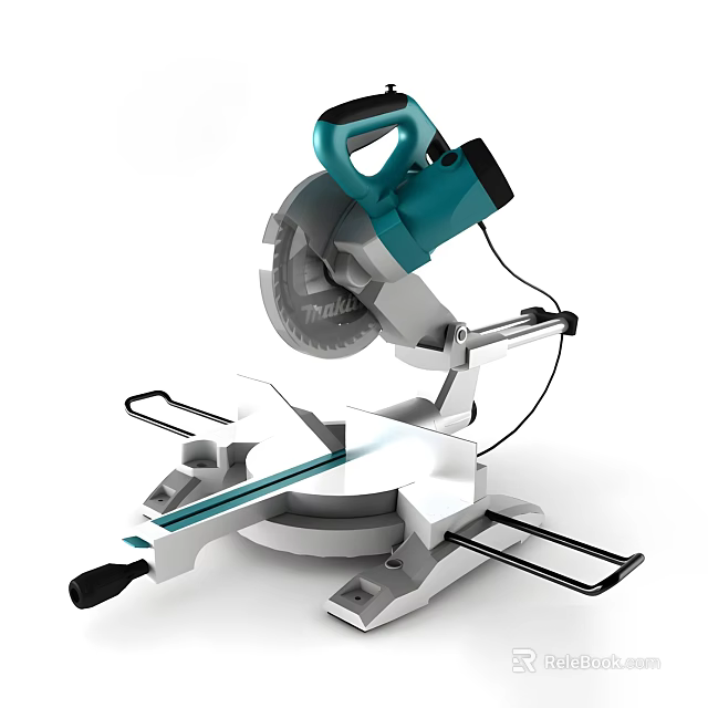 Industrial Equipment Makita Power Miter Saw Electric Tool For Precision Cutting Work 3d model 