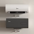 Midea Electric Water Heater Modern Design White And Gray With Digital