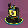 Mario Meichen Robot Meichen Display Screen Meichen Activity Meichen Radar Meichen Interactive Meichen Pin Point 3d model