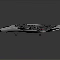 Modern Spaceship Spacecraft 3d model