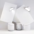 Modern Home Humidifiers For Daily Use With Steam And Silver White Design