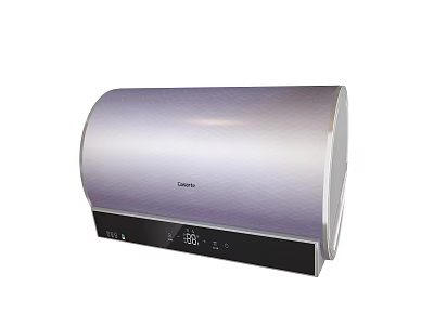 Modern Sleek Casarte Electric Water Heater With Digital Temperature Display Panel Efficient Home Appliance 3d model