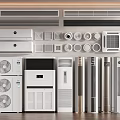 Modern Stylish Air Conditioners and Fans With Various Designs and Types