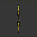 Crossbow Mechanical Crossbow Shift Bow and Arrow Shoot Far Equipment Weapons High-tech Crossbow 3d model