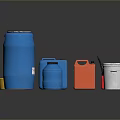 Colorful Household Plastic Containers with Various Sizes and Types for Daily Storage