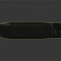 Black Modern Structural Mechanical Part With Hollow Design And Geometric Holes