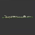 Natural Stone Landscape Decoration With Green Mossy Surface And Irregular Stone Arrangement