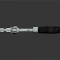Professional Adjustable Wrench With Metal Body And Black Handle For Hardware Work