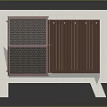 Outdoor Wooden Pavilion Structure With Roof Railing Platform And Base Design