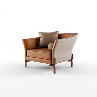 Modern single sofa 3d model