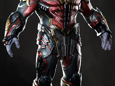 Modern Robot Marvel Movie villain Thanos 3d model
