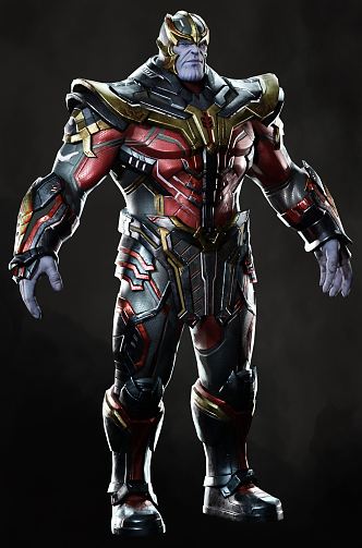 Modern Robot Marvel Movie villain Thanos 3d model