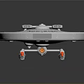 Cosmic Spacecraft Model NCC 2120 With Detailed Design For Space Exploration