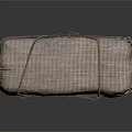 Cement Package Wrapped in Rough Cloth Tied with Rope 50kg Industrial Storage