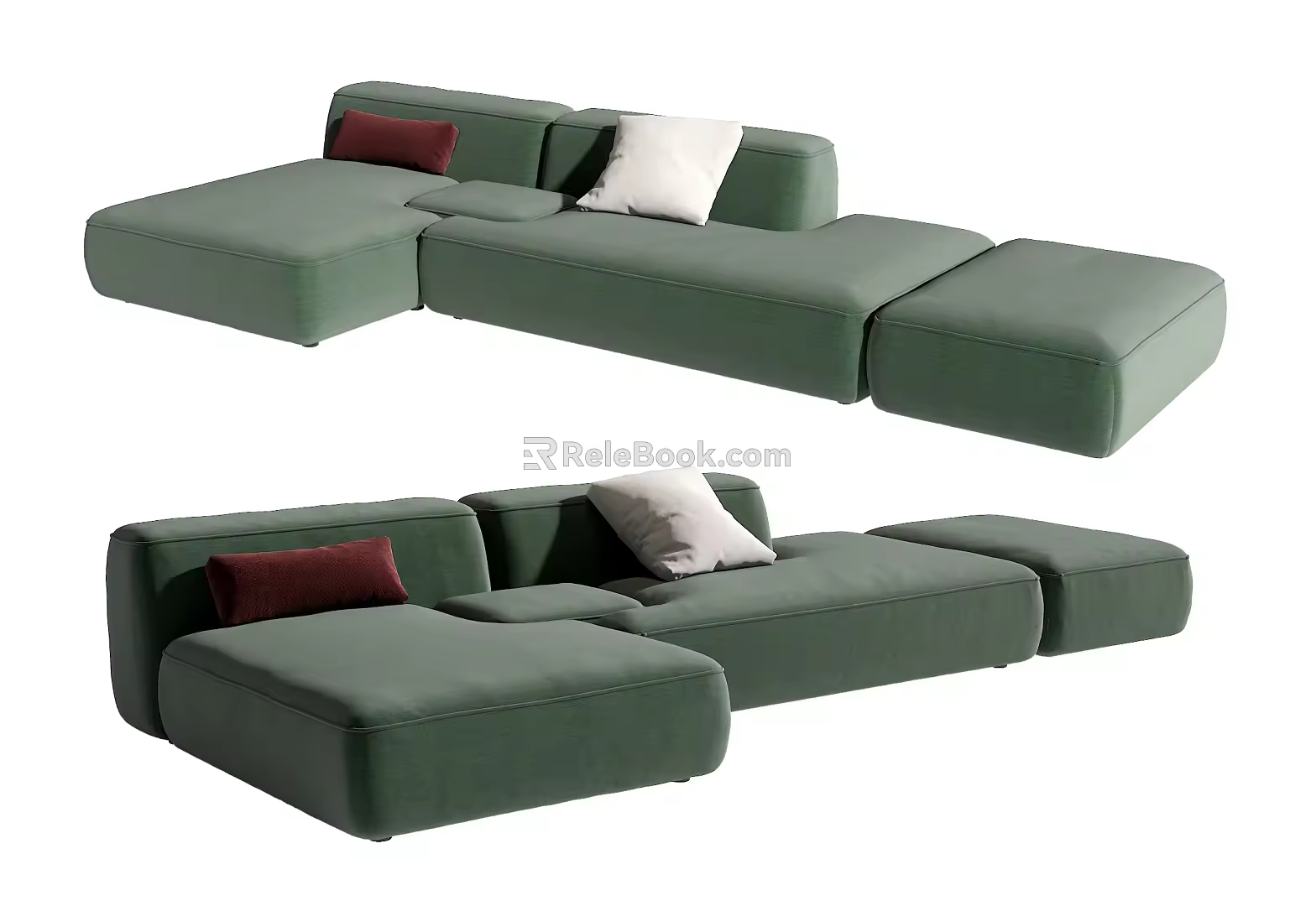 Modern Multiplayer Sofa 3d model
