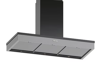 Modern Haier Kitchen Range Hood Appliance With Sleek Stainless Steel Design 3d model
