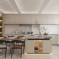 Modern Living And Dining Room Interior Design With Sofa Coffee Table TV Wall And Accent Chair
