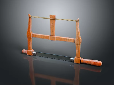 Modern Wooden Metal Lamp Combination With Frame Structure Home Lighting Decor 3d model