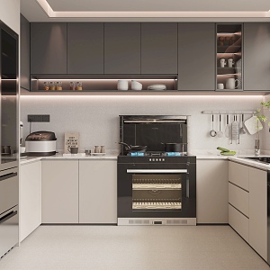 Modern Kitchen 3d model