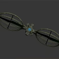 Modern Dual Rotor Drone With Green Blades And Lightweight Body For Aerial Tasks