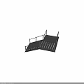 Heavy Duty Metal Accessibility Equipment Featuring Ramp Stairs And Safety Handrails