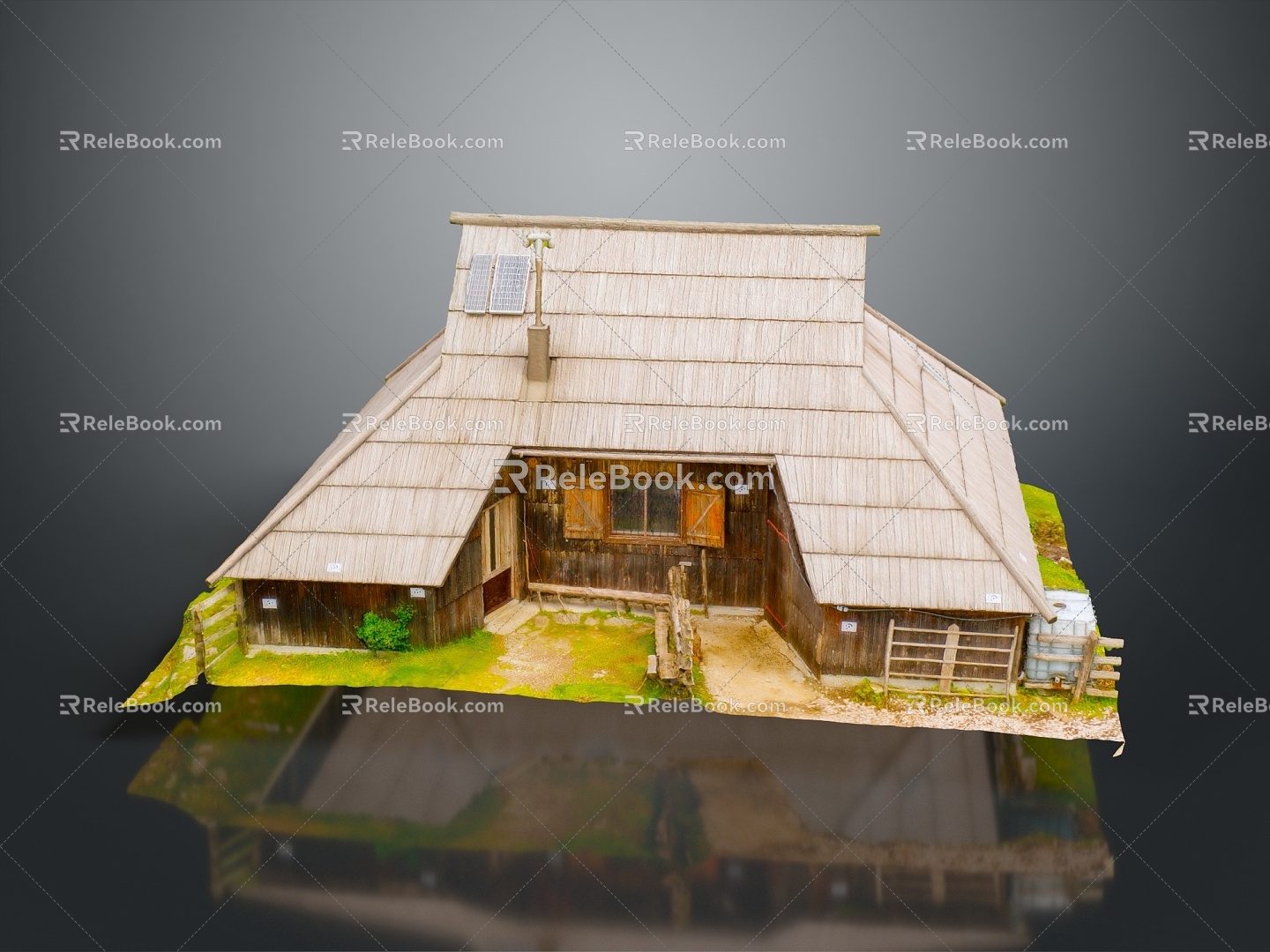 Farmhouse Holiday House Holiday House Rural Villa Idyllic Villa Rural House Idyllic Idyllic Landscape 3d model