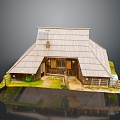 Farmhouse Holiday House Holiday House Rural Villa Idyllic Villa Rural House Idyllic Idyllic Landscape 3d model