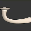 Modern Metal Door Handle Hardware Tool With Sleek Polished Design For Home Use