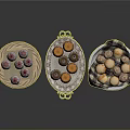 Delicious Assorted Desserts Including Cupcakes Pastries And Muffins On Decorative Plates