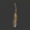 Natural Stone And Wood Decorative Sculpture With Organic Textured Surface Design