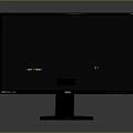 Sleek Modern Flat Panel Monitor With High Definition Screen And Metallic Base Design