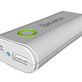 Beileshi White Power Bank With Green Indicator And Dual USB Ports