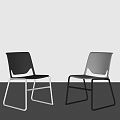 Modern single chair 3d model