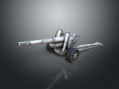 Artillery Gun Artillery Ship Gun Siege Gun Cannon Anti-aircraft Breaking Heavy Gun Heavy Gun 3d model