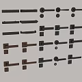 Modern Door Handle 3d model