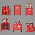 Essential Fire Safety Equipment Including Fire Extinguishers And Cabinets