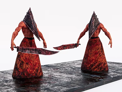 Modern Game Character Virtual Character Silent Hill Movie Character Pyramid Head 3d model