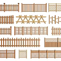 Various Types Of Wooden Fence Designs With Different Patterns And Styles