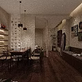 Elegant Beauty Hair Salon Space With Styling Tools Product Displays And Client Seating