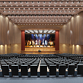 Modern Theatre Grand Theatre Performance Hall 3d model