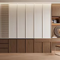 Middle style wardrobe 3d model